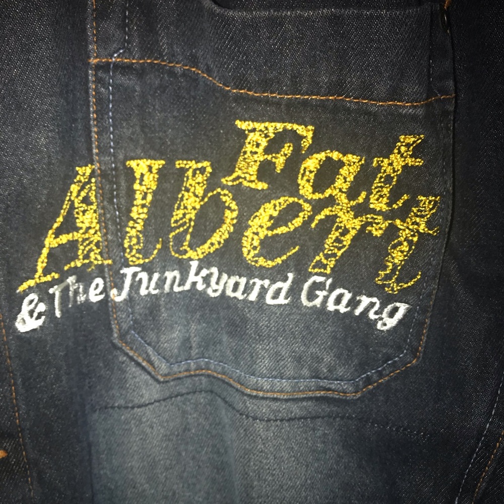 Mens fubu fat Albert long sleeve blue Jean jacket size XL - Picture 2 of 8